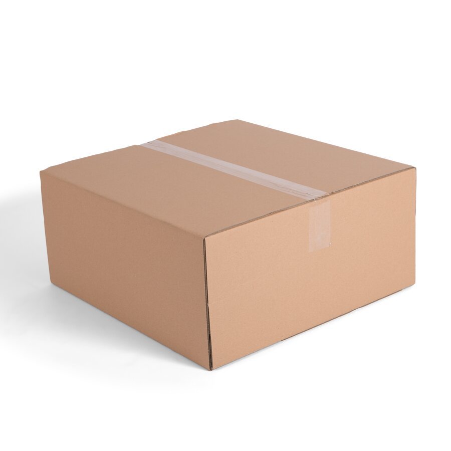 Die beiden ueren, sich mittig stoenden Klappen knnen dann einfach mit Klebeband verschlossen werden