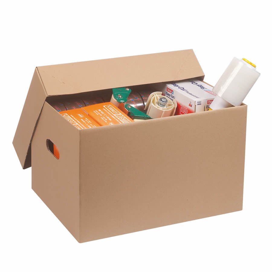 Die Automatik-Box mit Tragegriffen ist ein richtiger Allround-Karton Die Automatik-Box mit Tragegriffen ist ein richtiger Allround-Karton