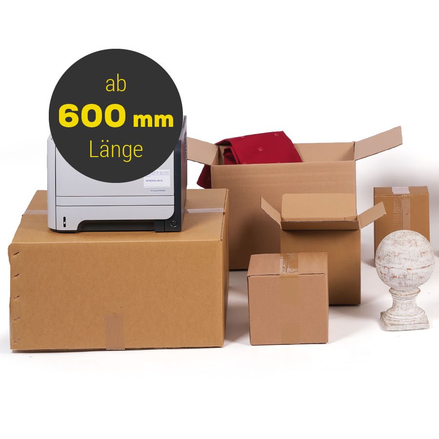 Diese Faltschachteln sind ab einer Länge von 600mm. Faltschachtelkarton - größere Wellpapp Faltkartons