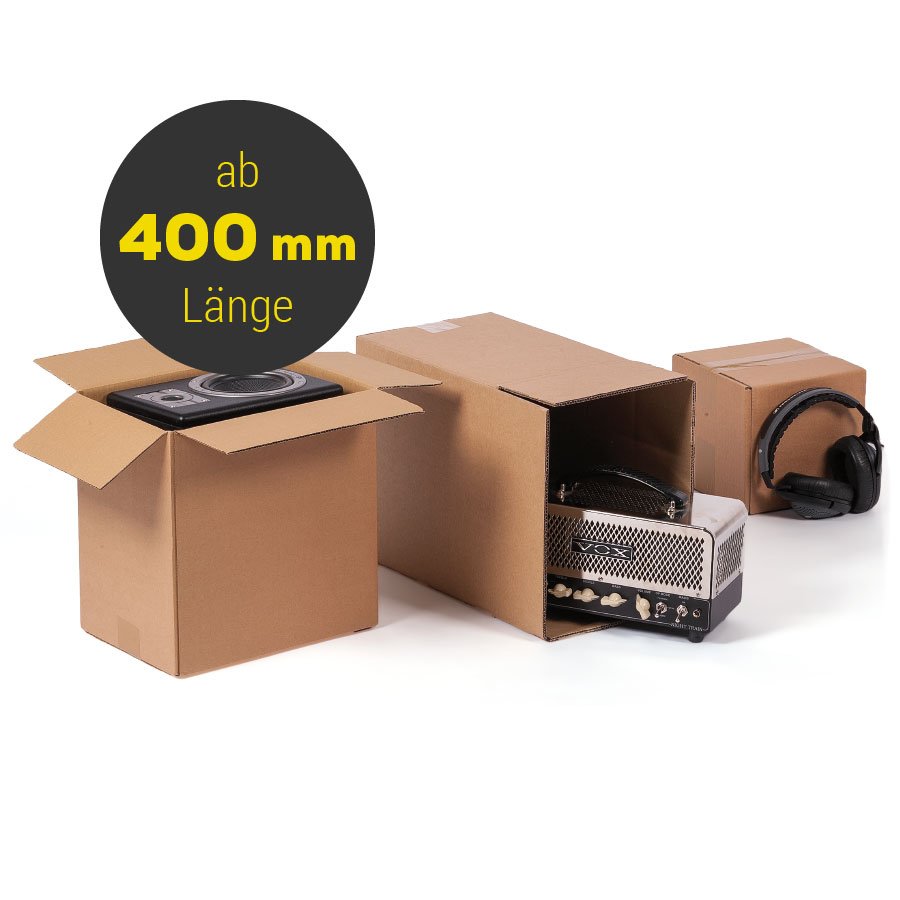 Diese Faltschachteln sind ab einer Länge von 400mm. Faltkartonagen - Mittelgroße Faltschachtelkartons