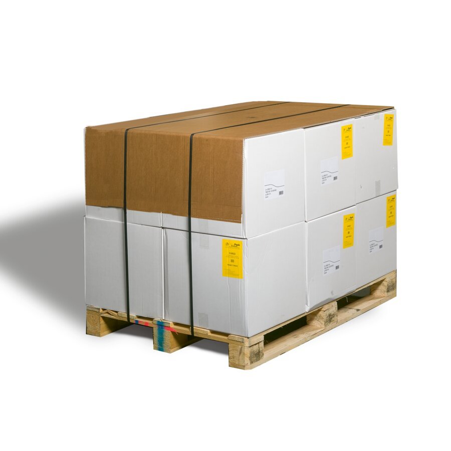 Palettenabdeckung aus Wellpappe