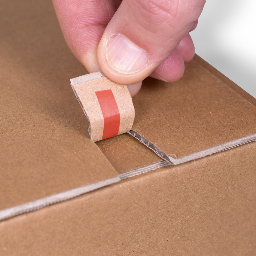 Leichtes Öffnen dank dem praktischen Aufreißfaden Leichtes Öffnen dank dem praktischen Aufreißfaden