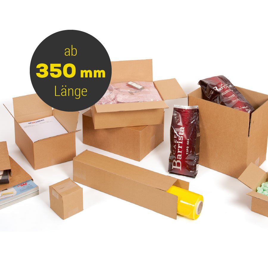 Diese Faltschachteln sind ab einer Länge von 350mm. Karton Faltschachteln - stabile Wellpappfaltkartons