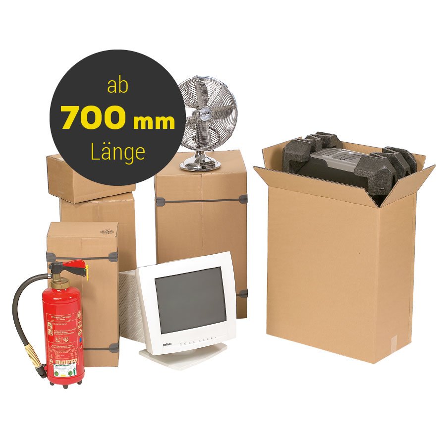 Diese Faltschachteln sind ab einer Länge von 700mm. Karton Faltschachteln - sehr große Faltkartonagen