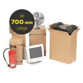 Faltkarton 1-2-wellig braun, ab 700 mm Lnge