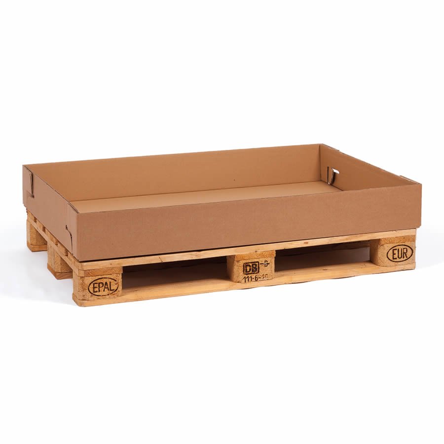 Der Palettenboden hält Pakete zusammen; ideal beim Einsatz im vollautomatischen Hochregallager Der Palettenboden hält Pakete zusammen; ideal beim Einsatz im vollautomatischen Hochregallager