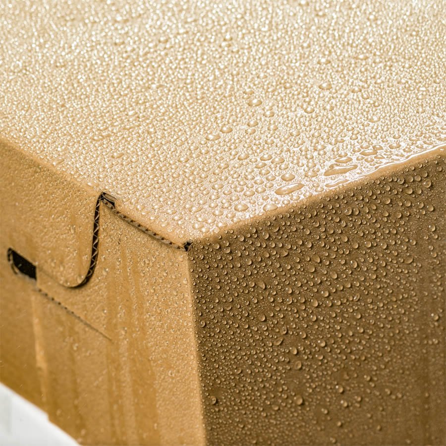 Der PE-beschichtete Palettendeckel schützt Ihr Packgut zusätzlich vor Feuchtigkeit Der PE-beschichtete Palettendeckel schützt Ihr Packgut zusätzlich vor Feuchtigkeit