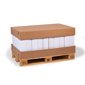 Palettenboden- und Deckel aus Wellpappe