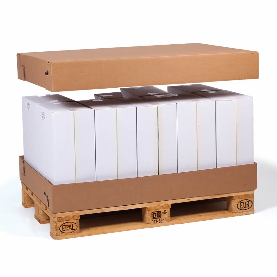 Stülpdeckel aus stabiler 2-welliger Kraftliner-Qualität Stülpdeckel aus stabiler 2-welliger Kraftliner-Qualität