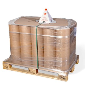 Gut sichtbare Palettenhütchen verhindern, dass Ihre Produkte durch Stapeln beschädigt werden