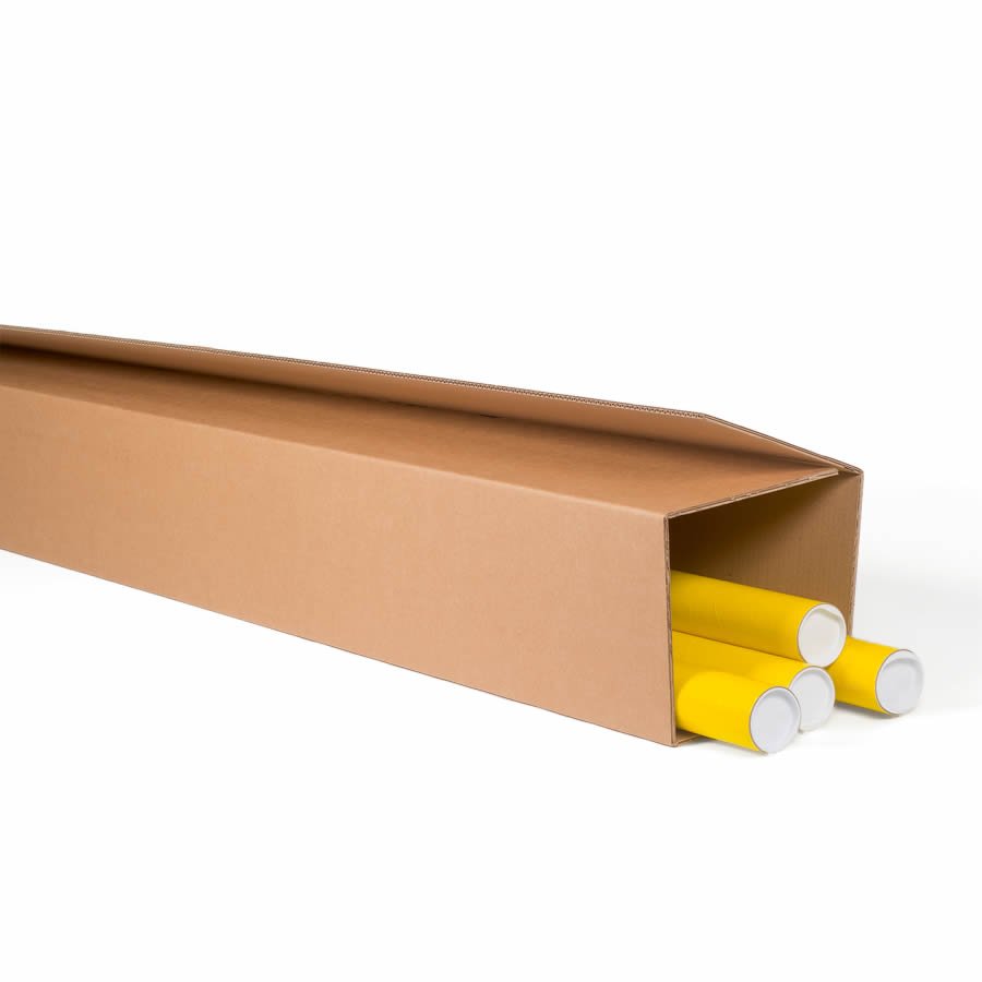 An den Rillungen alle 100 mm lässt sich die Wellpappe leicht knicken und so bequem um das Produkt wickeln An den Rillungen alle 100 mm lässt sich die Wellpappe leicht knicken und so bequem um das Produkt wickeln