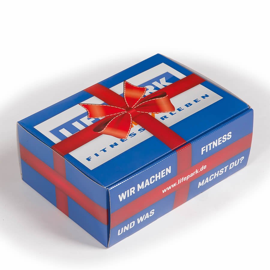 Bedruckte Faltschachteln hier erhältlich. Wellpappfaltkarton - extra große Faltkartonage