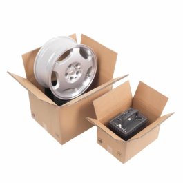 3-wellige Wellpappe-Kartons ist extrem stabil Ein zu schwer gibt es bei diesem Karton fast nicht.