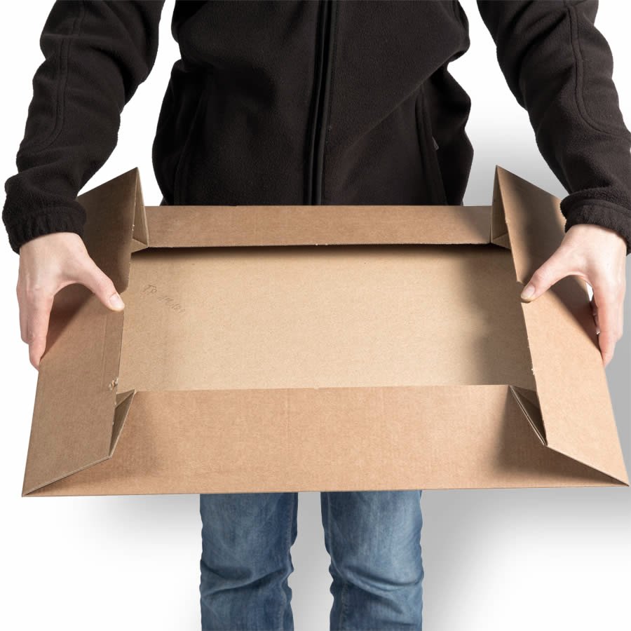 Dank 4-Punkt Klebung ist der Stülpdeckel... Dank 4-Punkt Klebung ist der Stülpdeckel...