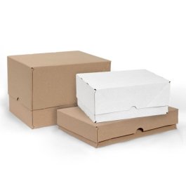 Stülpdeckelkarton aus Wellpappe, vorgeklebt Stülpdeckelkarton aus Wellpappe, vorgeklebt