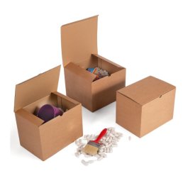 Klappschachtel mit Automatikboden Klappschachtel mit Automatikboden