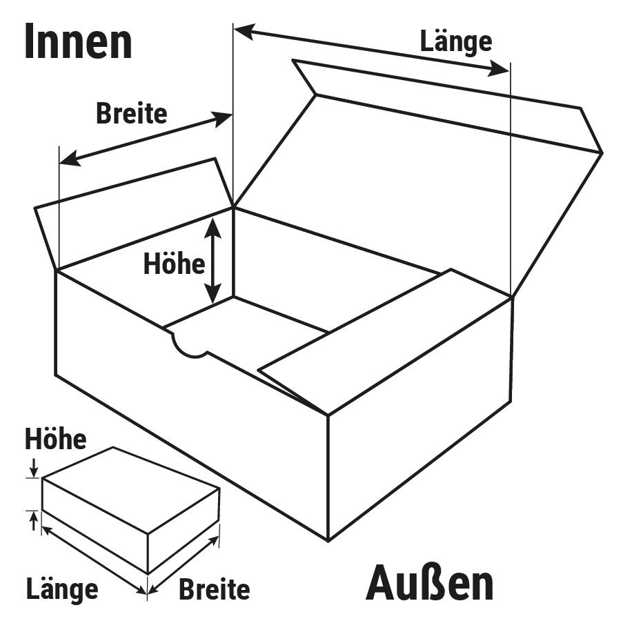 Aufrichtekarton mit Steckverschluss