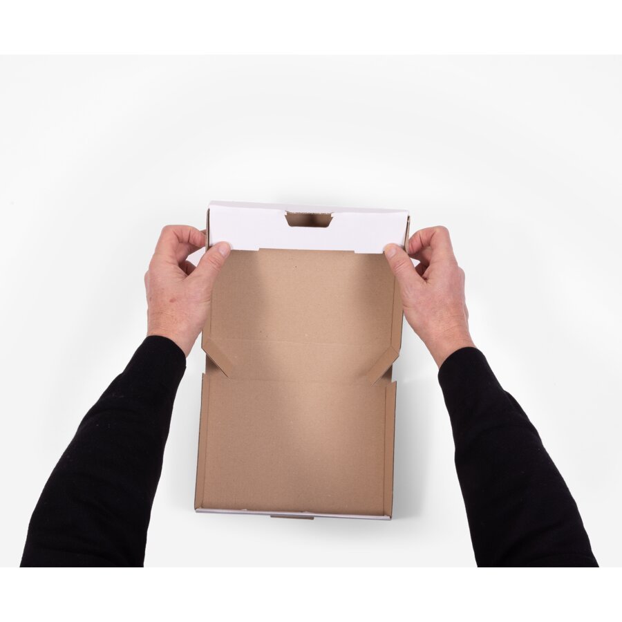 ...Deckelklappen einfalten...