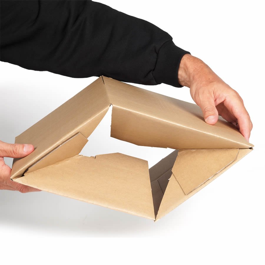 Ideale Blitzbodenkartons Er wird auch Fix Aufrichtekarton genannt