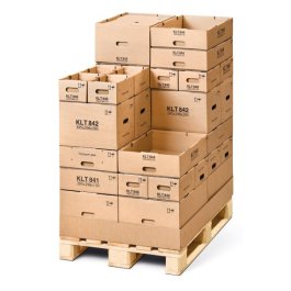 KLT-Behälter aus Wellpappe, stapelbar KLT-Behälter aus Wellpappe, stapelbar