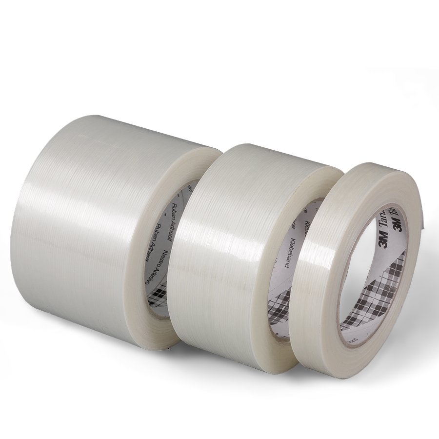 Das Filamentband 3M ist in verschiedenen Breiten lieferbar Das Filamentband 3M ist in verschiedenen Breiten lieferbar