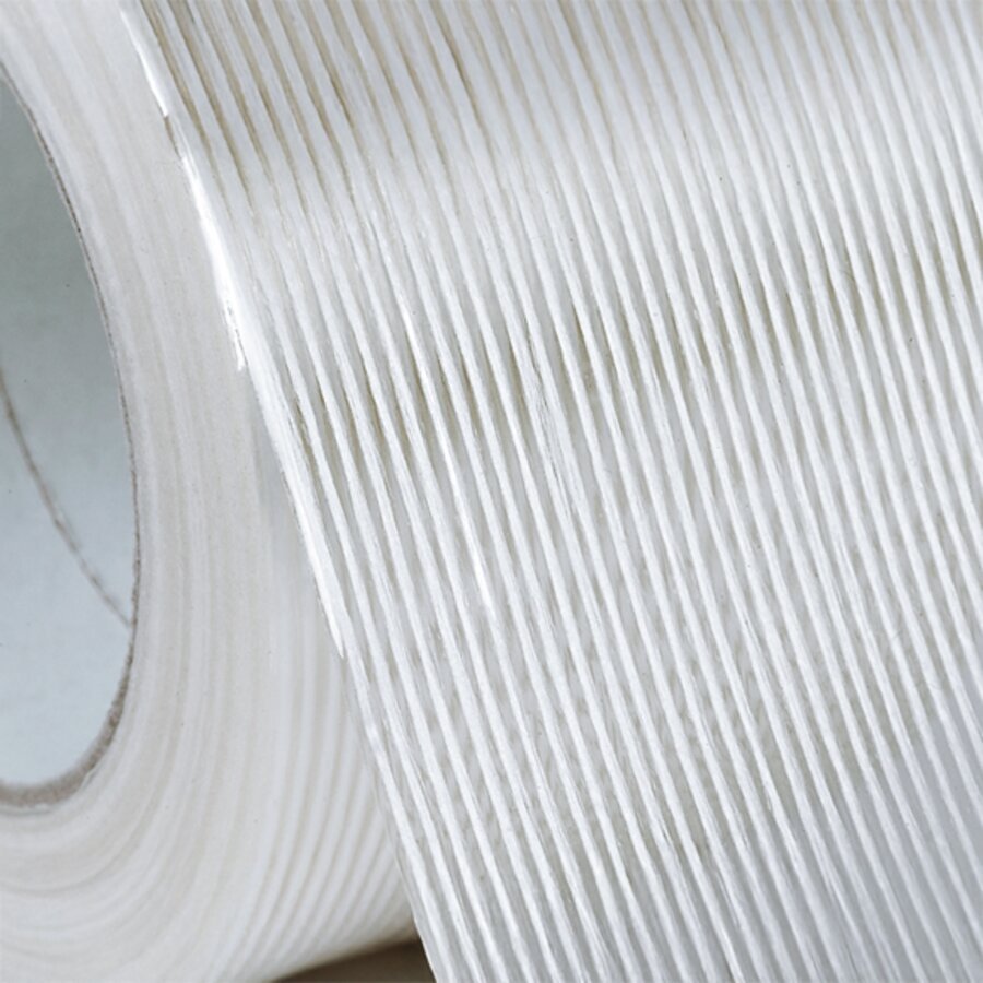 Durch die Glasfaserverstrkung ist das Klebeband extrem reifest