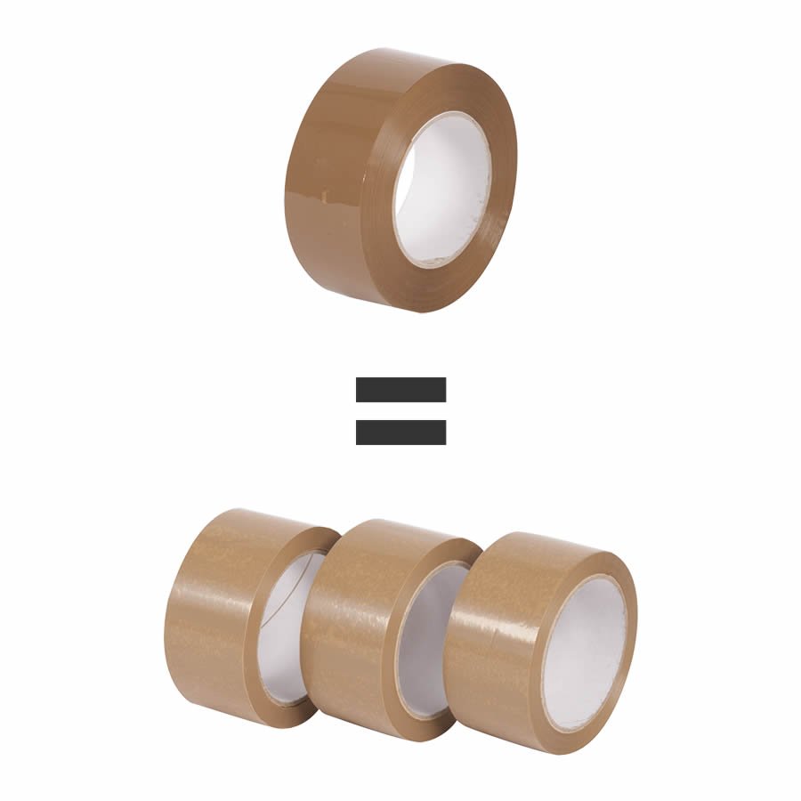 3-mal längere Rolle heißt 3-mal seltener die Rolle wechseln 3-mal längere Rolle heißt 3-mal seltener die Rolle wechseln