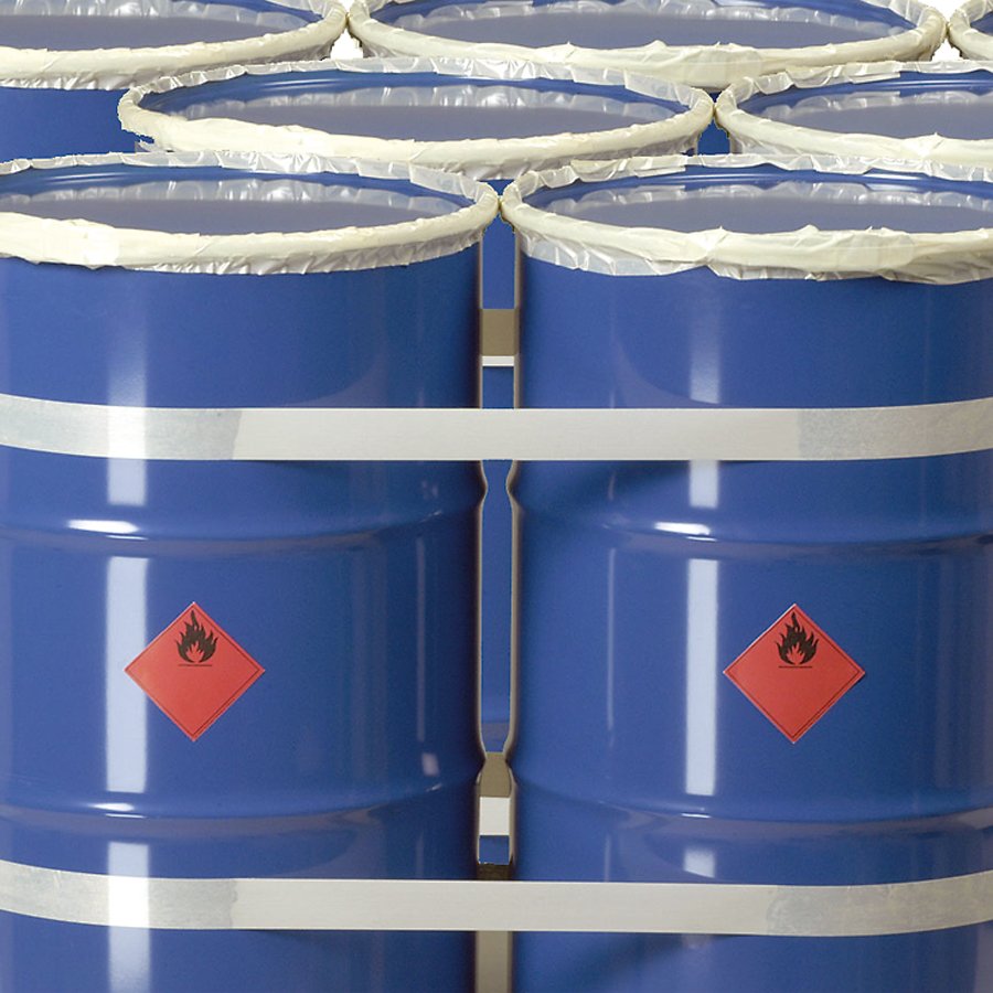 Haften auf den unterschiedlichsten Materialien zuverlässig Entzündlich Kennzeichnung auf Fässern