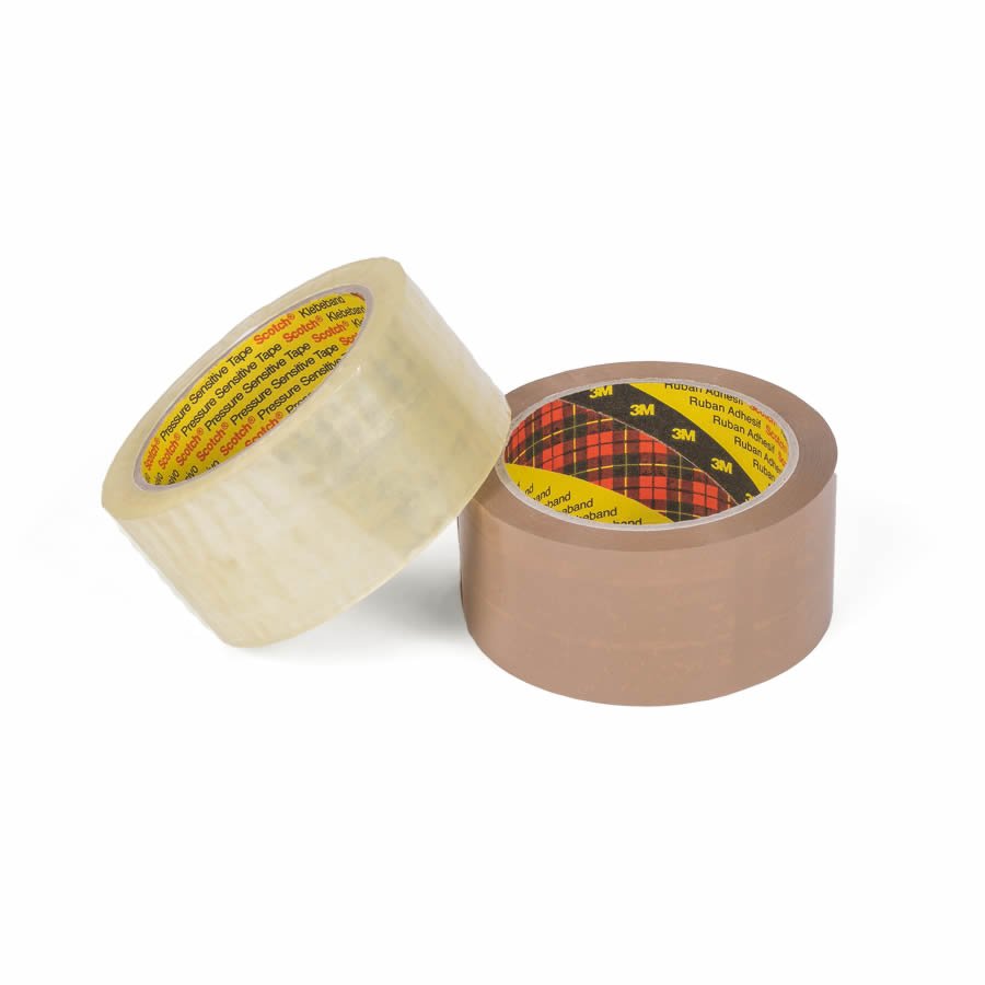 Das 3M Scotch 371 haftet zuverlässig auf neuen und Recycling-Kartonagen Das 3M Scotch 371 haftet zuverlässig auf neuen und Recycling-Kartonagen