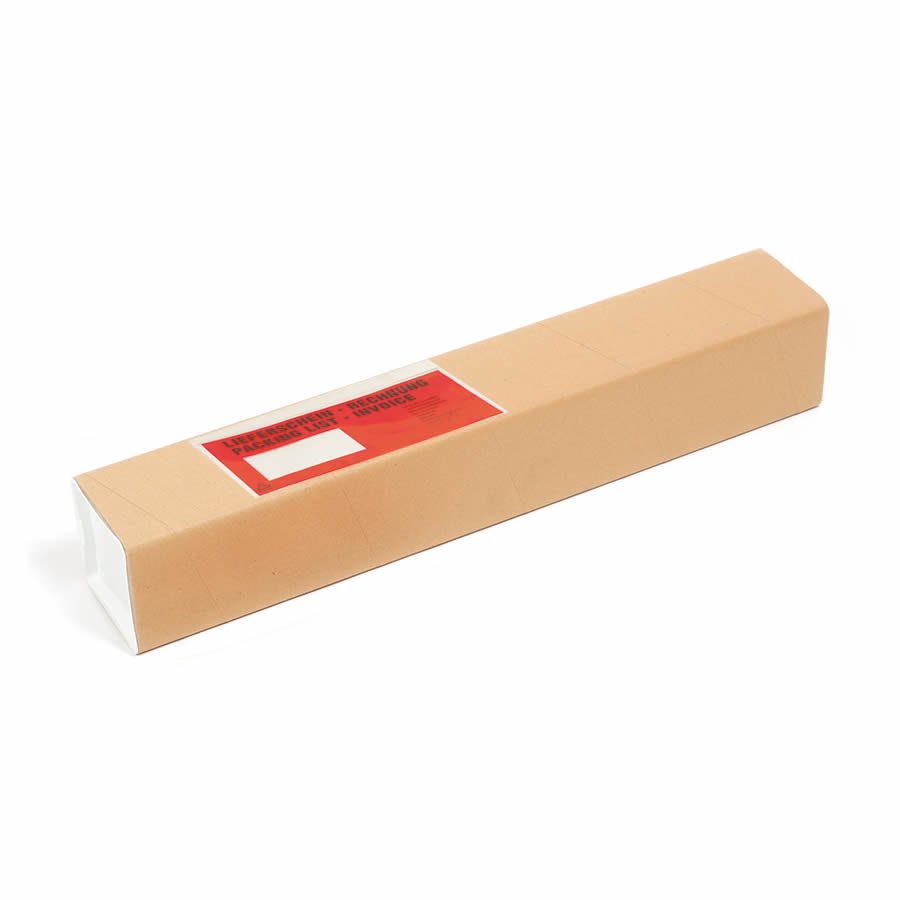 Stabile weiße Kunststoff-Deckel auf beiden Seiten halten die Hülse während des Versands sicher verschlossen Stabile weiße Kunststoff-Deckel auf beiden Seiten halten die Hülse während des Versands sicher verschlossen