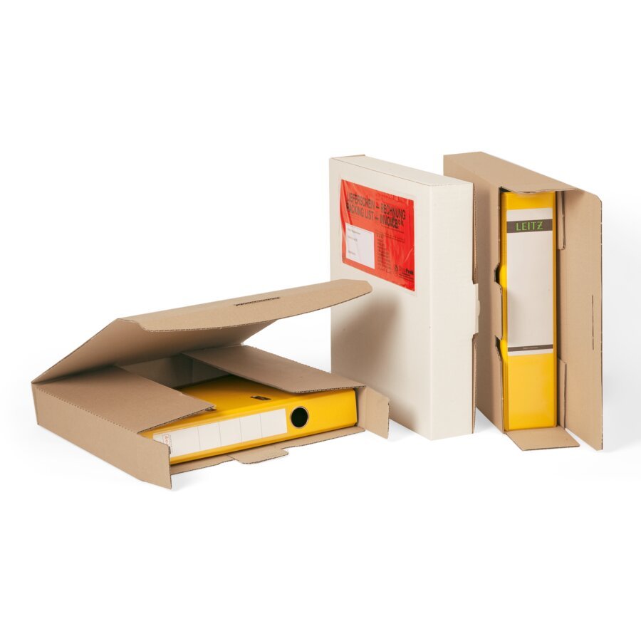 Ordner-Karton mit Einstecklasche