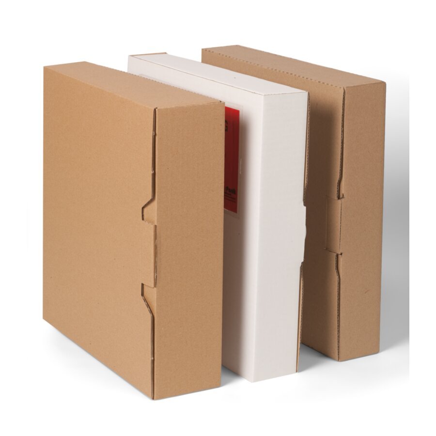 Karton fr den Versand von Ordnern ohne Verklebung