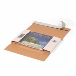 CD Versandverpackung mit Selbstklebeverschluss