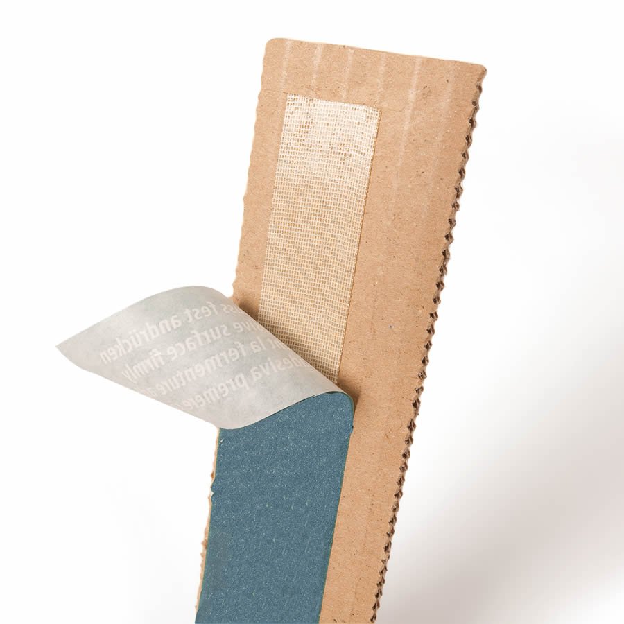 Der Klebestreifen lsst sich leicht abziehen