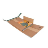 Buchverpackung mit Sicherheitsverschluss