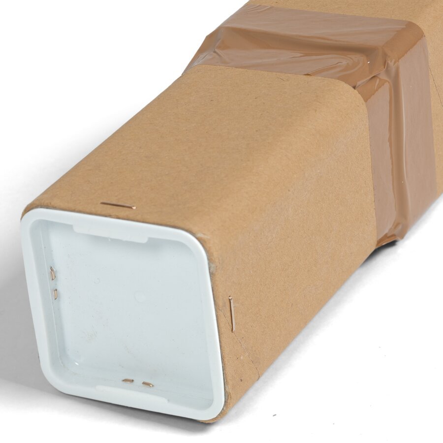 Die Teleskopierbaren Hlsen werden einfach mit Klebeband fixiert