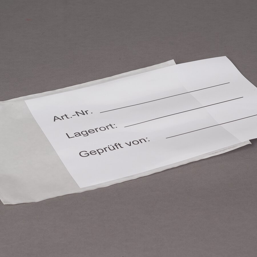 Sichttaschen selbstklebend, kurze Seite offen Sichttaschen selbstklebend, kurze Seite offen