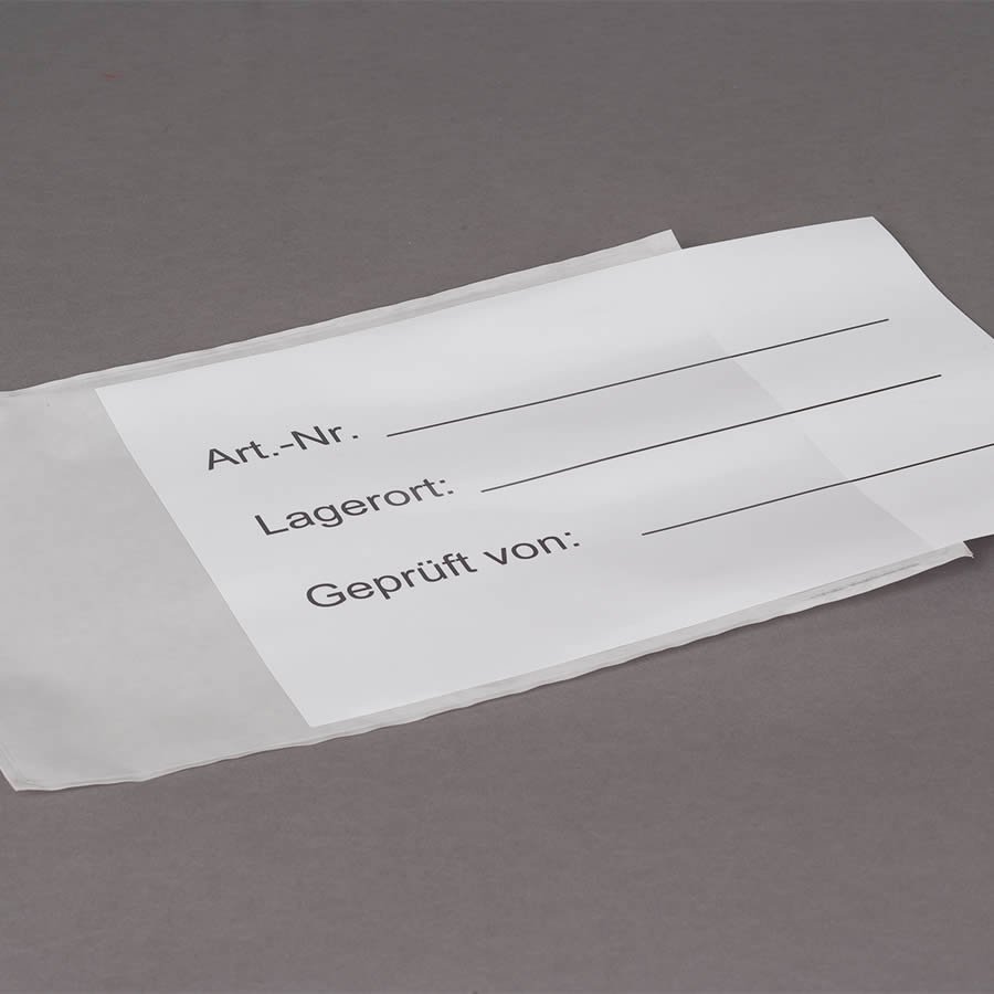 Sichttaschen selbstklebend, kurze Seite offen Sichttaschen selbstklebend, kurze Seite offen