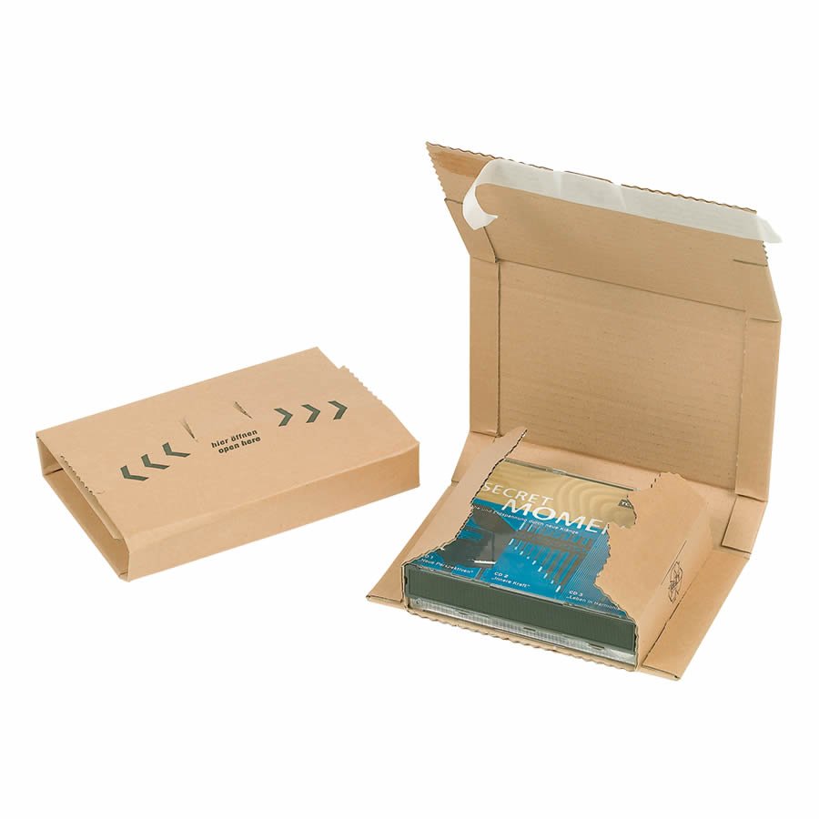 Mit praktischem Selbstklebe-Verschluss und dank Aufreißfaden leicht zu öffnen Mit praktischem Selbstklebe-Verschluss und dank Aufreißfaden leicht zu öffnen