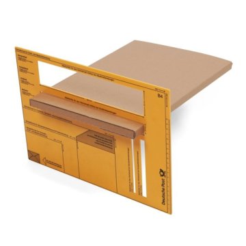 Dieser Karton entspricht genau den erforderlichen Maßen für das Format "Großbrief"