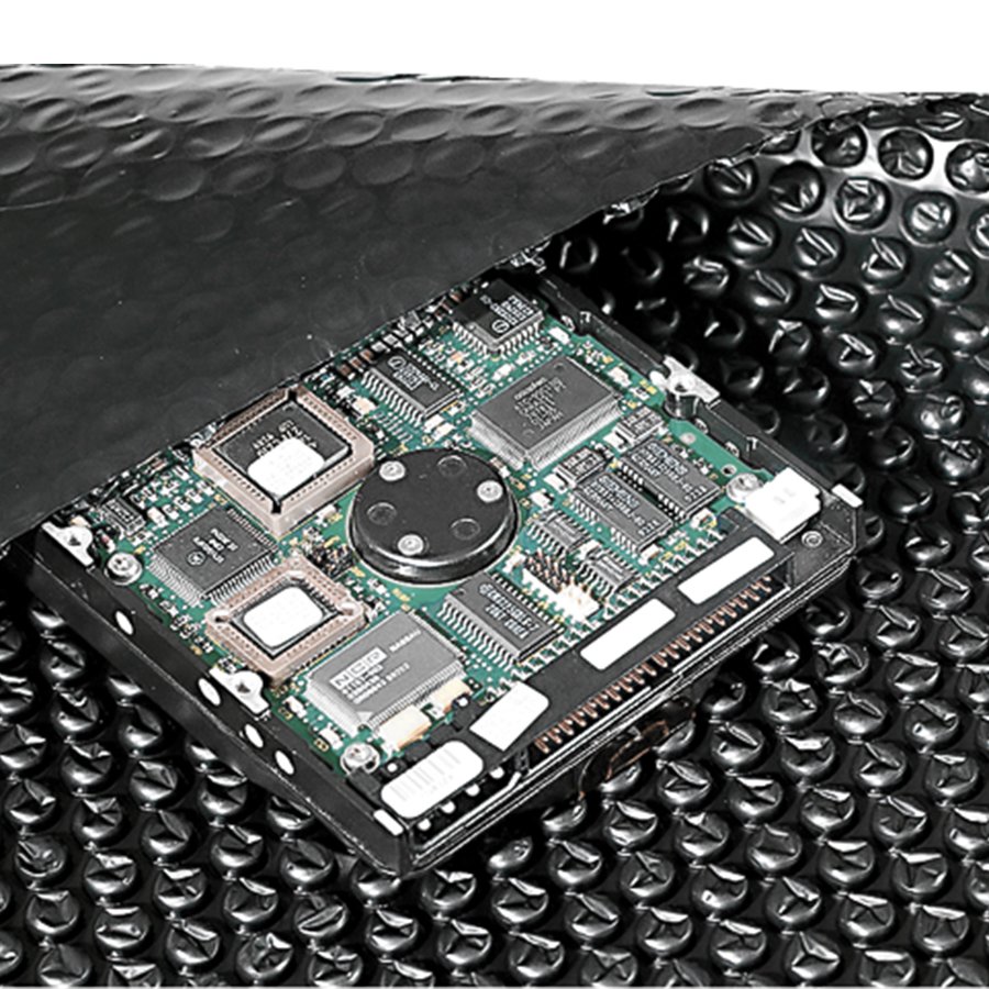 Noppenfolie leitfähig elastisch, antistatisch und stoßdämpfend Noppenfolie leitfähig elastisch, antistatisch und stoßdämpfend