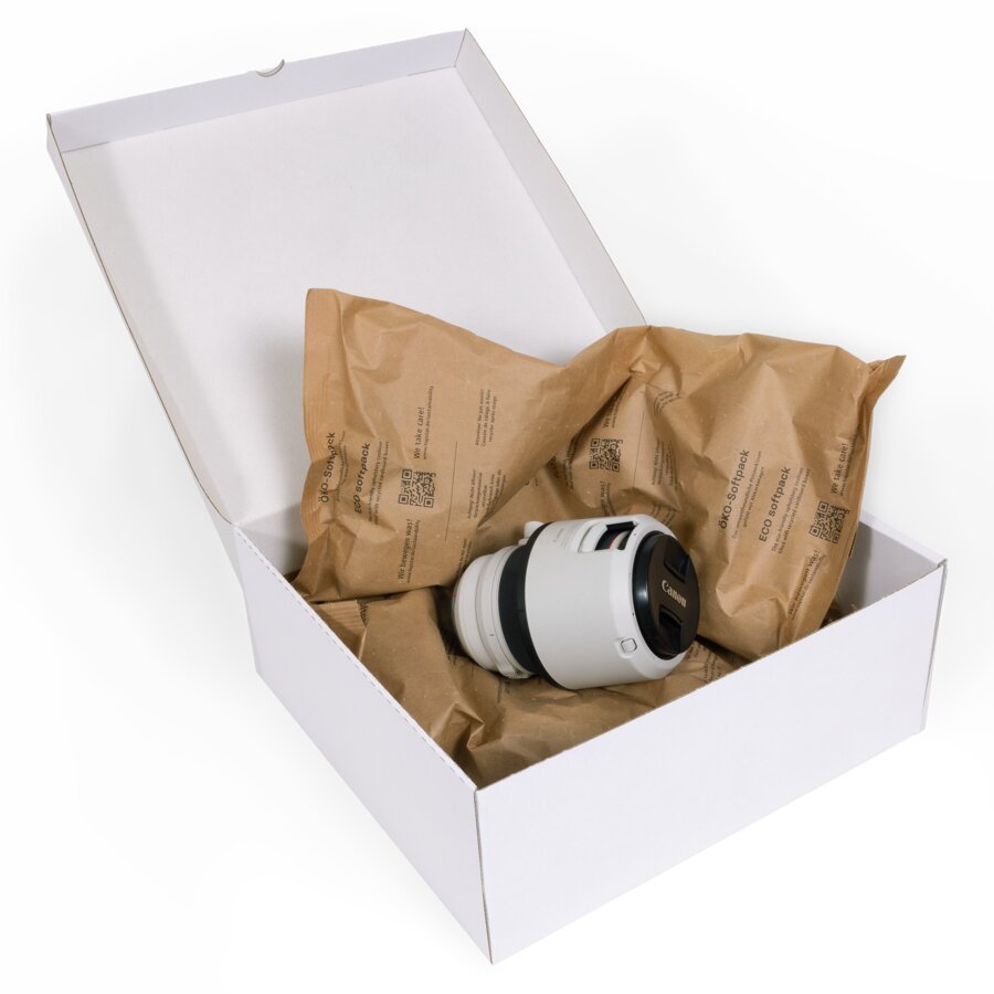 Mit Papierkissen sauber und kologisch auspolstern