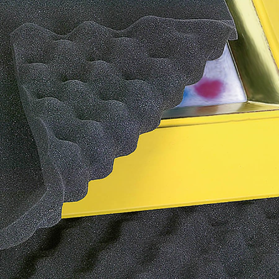 Noppenschaum-Platte als Stoßdämpfer Noppenschaum-Platte als Stoßdämpfer