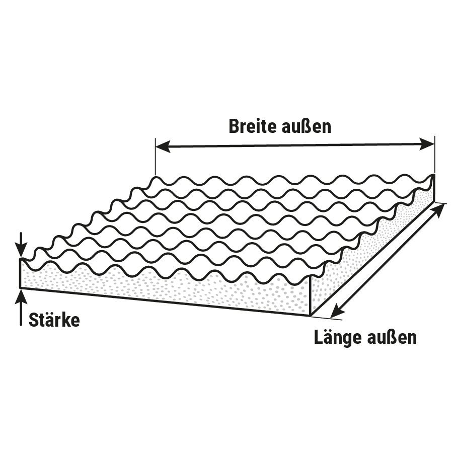 Noppenschaumplatte