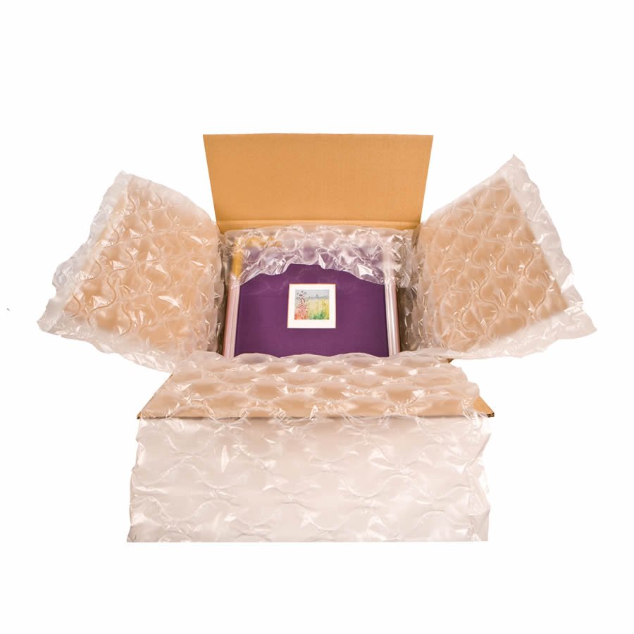 Luftkammermatte als perfekter Rundumschutz für empfindliche Packstücke Luftkammermatte als perfekter Rundumschutz für empfindliche Packstücke