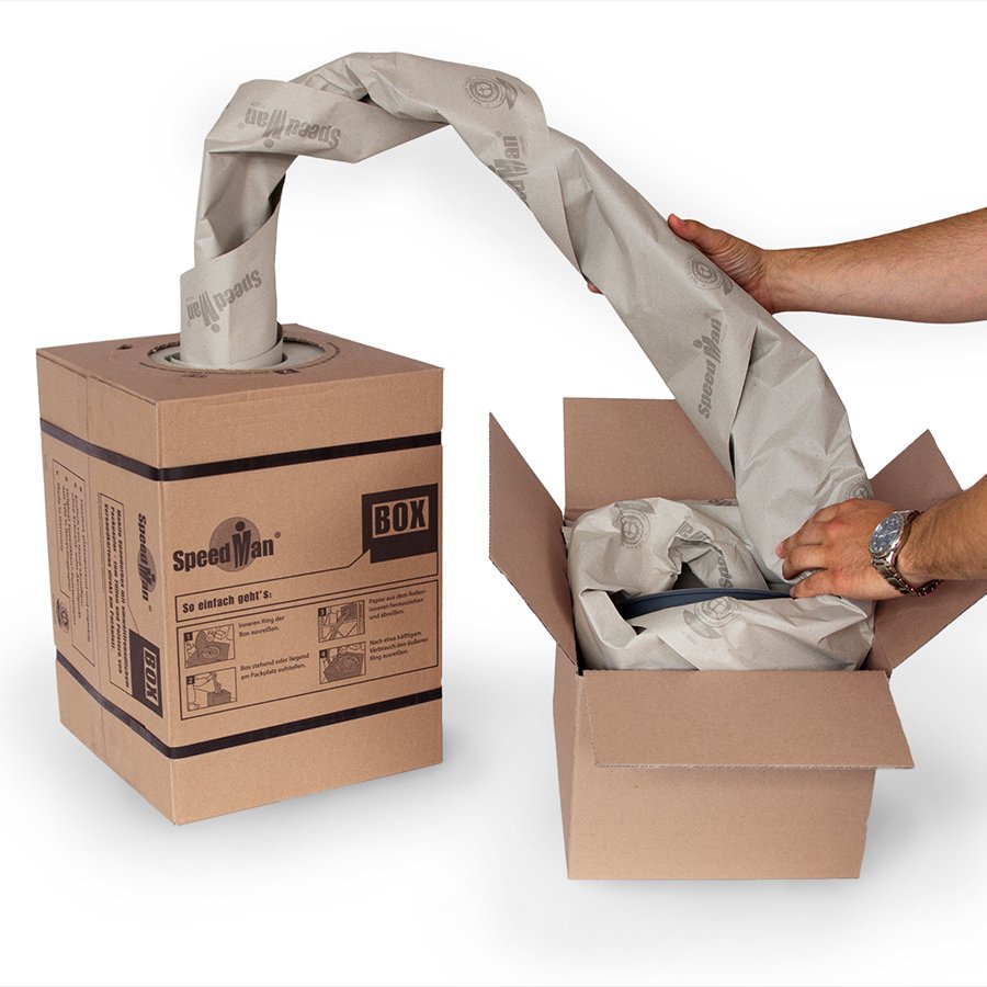 Papier-Spende Box zum Füllen und Polstern Papier-Spende Box zum Füllen und Polstern