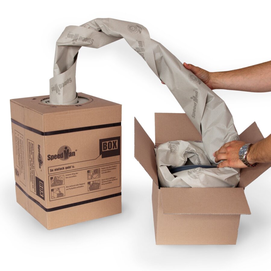 Papier-Spende Box zum Fllen und Polstern