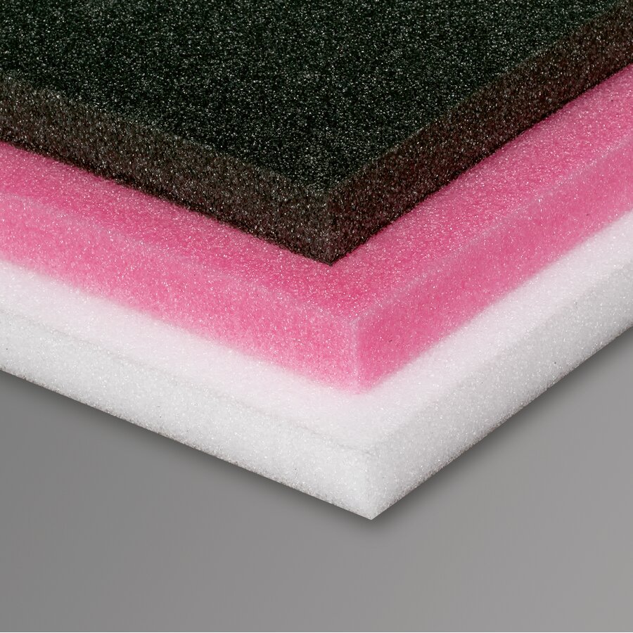 In drei Ausfhrungen erhltlich: wei, schwarz und antistatisch