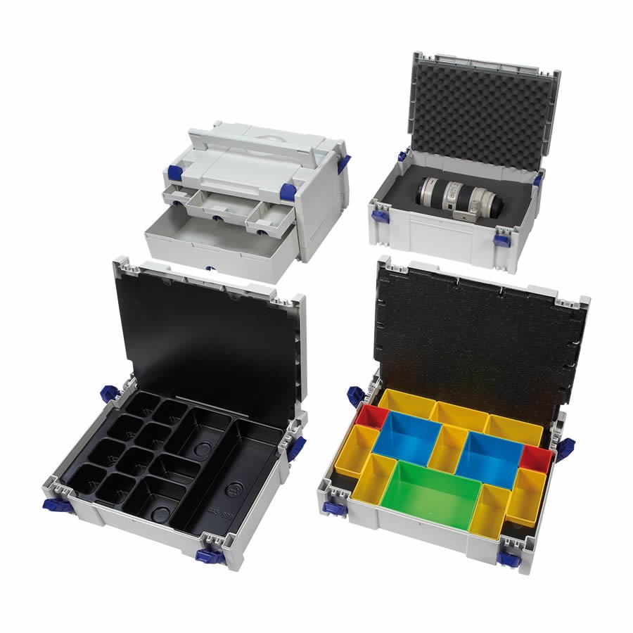 Systainer aus 100% ABS-Kunststoff Systainer aus 100% ABS-Kunststoff