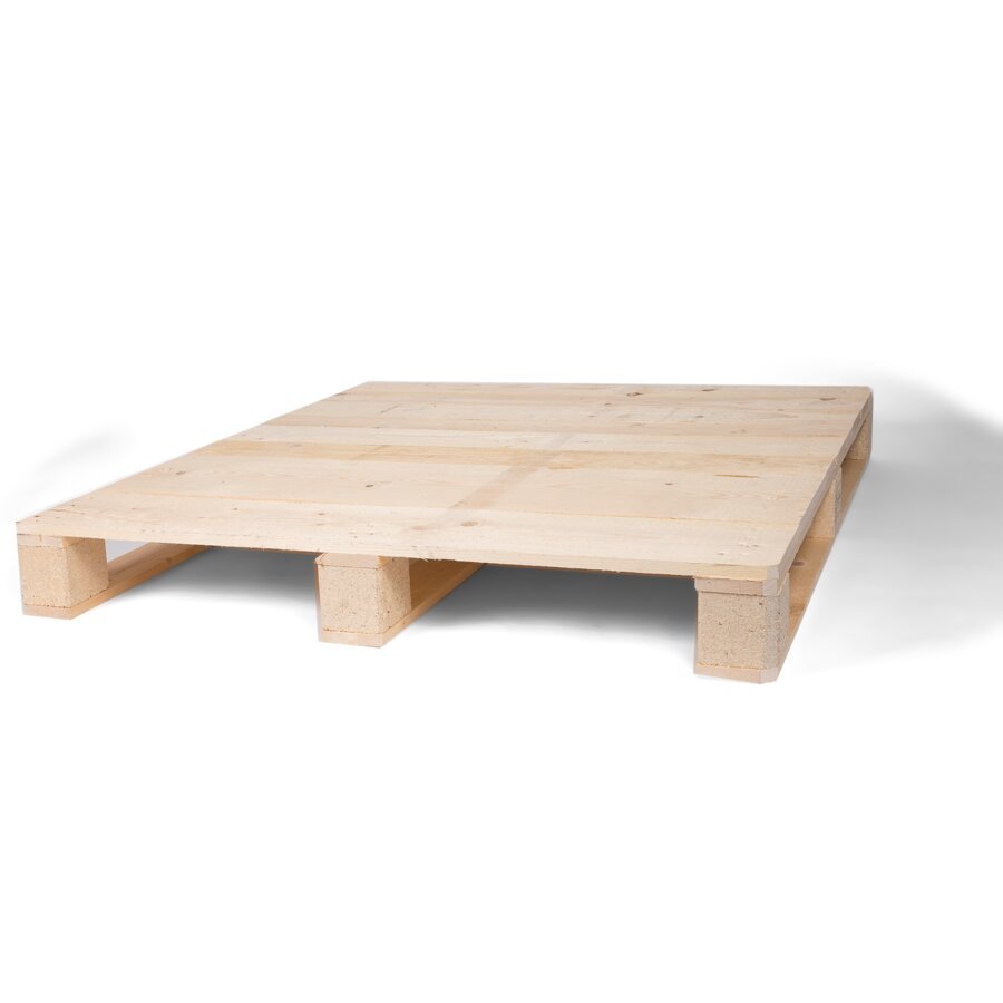 Individuelle Paletten mit geschlossenem Oberdeck auf Anfrage lieferbar